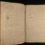 1765 HUGE FOLIOS Bible Edinburgh Scotland Map Plates Taylor Moffat Family RARE