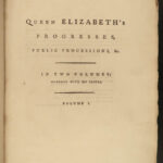 1788 Queen Elizabeth I 1ed Progresses England Illustrated London MAP Nichols