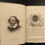 1845 Portrait Gallery British Worthies Drake Shakespeare Milton Newton Bacon