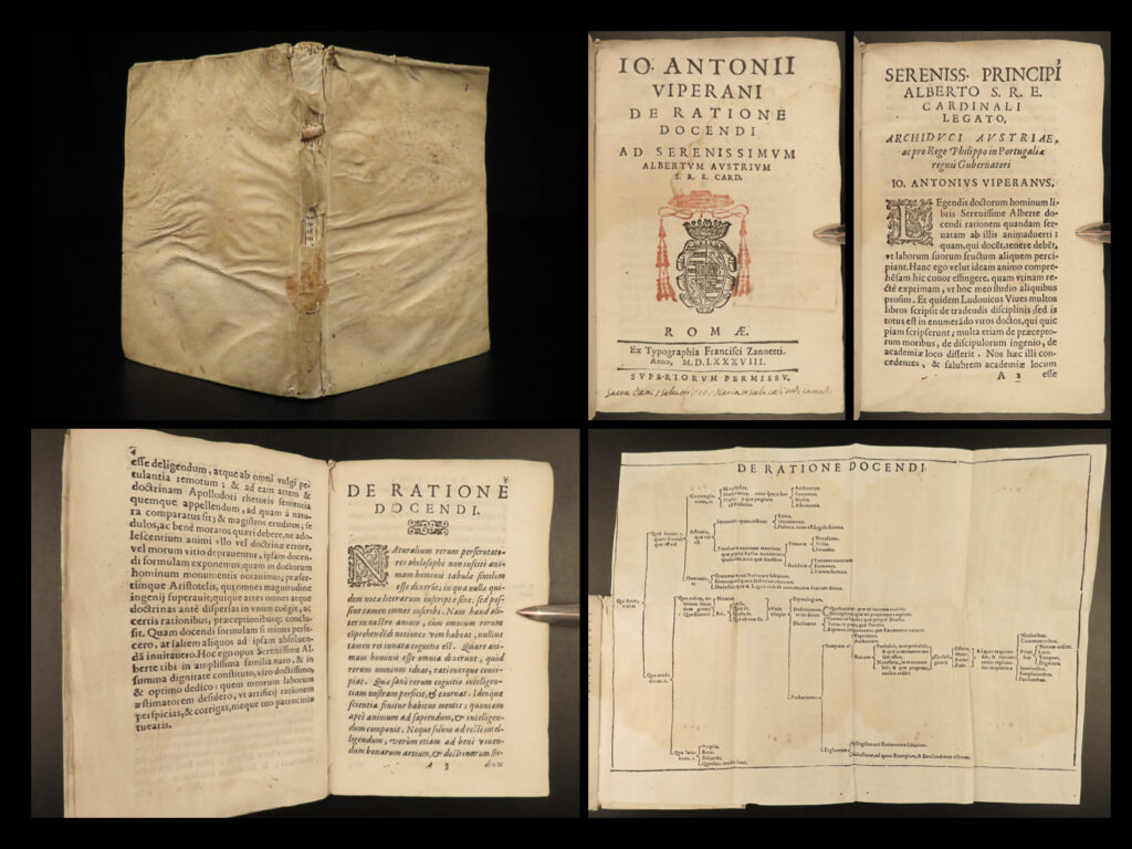 1588 pedagogy methods of teaching jesuit viperani philosophy de ratione docendi | giovanni antonio viperani was a 16<sup>th</sup>-century jesuit bishop who served throughout italy, most notably at giovinazzo. While little else is known of his life and ministry, he did leave behind a collection of writings – writings of philosophy, humanism, theology, and even poetical criticism. One of his treatises was ‘<em>de ratione docendi”, </em>or<em> ‘on the methods of teaching’</em> – a discourse in pedagogy and the principles of instruction.