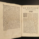 1588 Pedagogy Methods of Teaching Jesuit Viperani Philosophy De Ratione Docendi