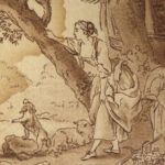 1792 TINY Pocket French Calendar Poems Gilt Aquatint Illustrations Miniature