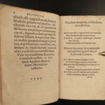 1557 1ed Epitome on Prosody Latin & Greek Grammar Language Berthelon Literature