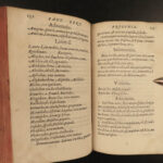 1557 1ed Epitome on Prosody Latin & Greek Grammar Language Berthelon Literature