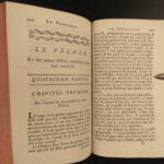 1770 GARDENS Practice of Gardening Horticulture Agriculture Flowers Schabol 2v