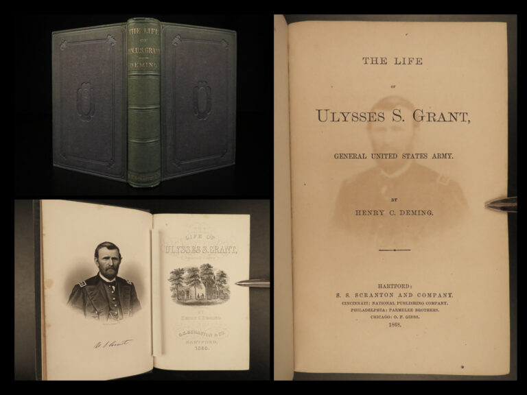Image of 1868 Ulysses S Grant 1ed Life American President Civil War Military Army Deming