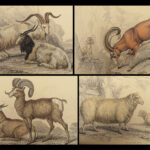 1836 Jardine Naturalist Natural Mammals Africa Buffalo Oxen Bison Cows Cattle