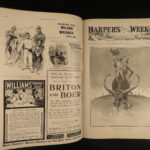 1899 1ed Harper’s Weekly Spanish-American WAR Philippines Remington Roosevelt