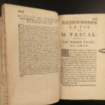 1714 Blaise PASCAL Pensees Christian Apologetic Pascal’s Wager French Philosophy