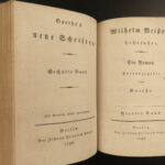 1795 Wilhelm Meister’s Apprenticeship Goethe German Literature & Philosophy