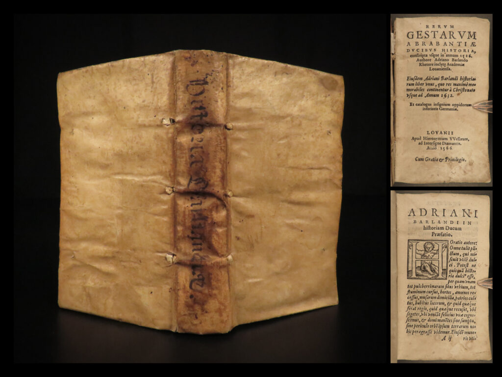 1566 brabant history netherlands hapsburgs flanders holland belgium barland rare | adrian barlandus was a 16<sup>th</sup>-century dutch historian who is primarily remembered for his histories of the low countries or the brabant. In his book ‘<em>rerum gestarum a brabantiae’</em>, barland describes the reigns of notable kings and royals in holland, burgundy, flanders, and belgium, most notably giving significant attention to the hapsburgs.