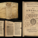 1659 ANGELS & Demons 1ed Questions on Existence Spanish Jesuit Esparza Artieda