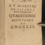 1659 ANGELS & Demons 1ed Questions on Existence Spanish Jesuit Esparza Artieda