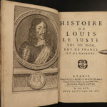1695 Life of Louis XIII the Just FRANCE Cardinal Richelieu Louis XIV French