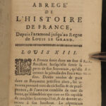 1695 Life of Louis XIII the Just FRANCE Cardinal Richelieu Louis XIV French