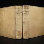 1699 Dutch Marckius on BIBLE & Revelation Apocalypse Eschatology 2v Vellum RARE