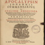 1699 Dutch Marckius on BIBLE & Revelation Apocalypse Eschatology 2v Vellum RARE