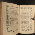 1880 EXQUISITE Catholic Missal Jesus Bible Art Nouveau Illustrated BINDING 3v