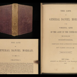 1859 General Daniel Morgan Revolutionary WAR Battle Cowpens Revolution VIRGINIA