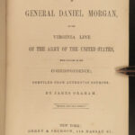 1859 General Daniel Morgan Revolutionary WAR Battle Cowpens Revolution VIRGINIA