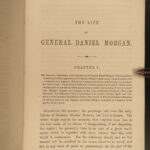 1859 General Daniel Morgan Revolutionary WAR Battle Cowpens Revolution VIRGINIA