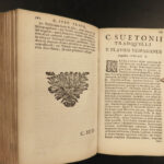 1686 Suetonius Twelve Caesars Julius Caesar Caligula Nero ROME Amsterdam Boxhorn