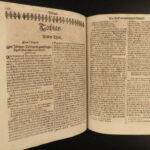 1662 Jesuit Drexel BIBLE & Commentary RARE Esoteric ART German Pigskin Clasps