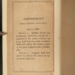1868 Constitution 13th Amendment SLAVERY Civil War Declaration of Independence
