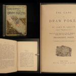 1887 Gambling 1ed Game of Draw Poker Card Games Rules & Strategy Keller RARE