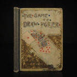 1887 Gambling 1ed Game of Draw Poker Card Games Rules & Strategy Keller RARE