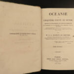 1836 1ed Oceania Voyages Malaysia Polynesia Maps Captain Cook Anson Rienzi 3v