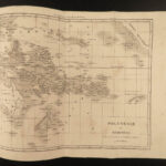 1836 1ed Oceania Voyages Malaysia Polynesia Maps Captain Cook Anson Rienzi 3v