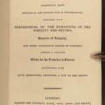 1822 1ed Excursions in KENT England Castles Cathedrals Illustrated MAPS Canterbury