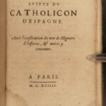 1594 Menippean Satire Catholic LEAGUE Spain France Religion Wars Paris