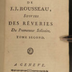 1782 Confessions of Jean-Jacques Rousseau Autobiography Enlightenment Philosophy