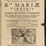 1660 Virgin Mary Catholic Sermons Mariology Marialis Augustinian van Horn Ghent