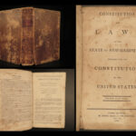 1805 EARLY Constitution United States New Hampshire LAW Trials Taxes Americana
