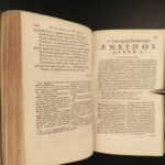 1666 VIRGIL Aeneid Georgics Eclogues Bucolics Mythology RARE Farnaby Servius