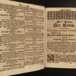1709 RARE German Bible Sermons Johann Graff Augsburg Vellum Binding Germany