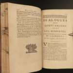 1724 Fontenelle ASTRONOMY Plurality of Worlds Dialogues Dead Ancient Philosophy