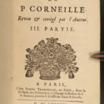 1692 Plays of Pierre Corneille French Theatre Le Cid Nicomede Drama 5v SET Paris