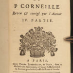 1692 Plays of Pierre Corneille French Theatre Le Cid Nicomede Drama 5v SET Paris