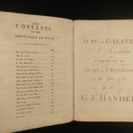 1788 HANDEL Composer Dettingen Te Deum Classical Music Austrian Succession WAR