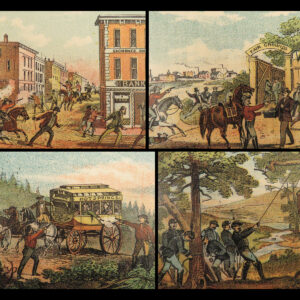 1882 Jesse James Frank Younger Gang Missouri Outlaw Bank Robbers Illustrated