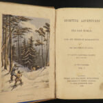 1855 HUNTING 1ed Sporting CANADA Native American Indians Acadia Halifax Fishing