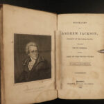 1832 1ed President Andrew Jackson Military Politics US Revolutionary War of 1812