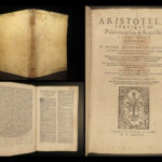 1568 Thomas Aquinas Commentary on Aristotle Politics Philosophy Venice Republic