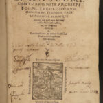 1547 Saint Anselm of Canterbury BIBLE Epistles of Paul Benedictine Scholasticism