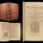 1641 ENORMOUS FOLIO Primacy of Church History Blondel Geneva Protestant Calvin