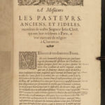 1641 ENORMOUS FOLIO Primacy of Church History Blondel Geneva Protestant Calvin